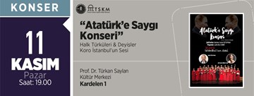 "Atatürk'e Saygı Konseri" 11 Kasım