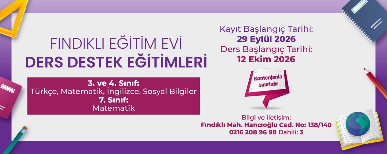 Fındıklı Eğitim Evi Ders Destek Eğitimleri