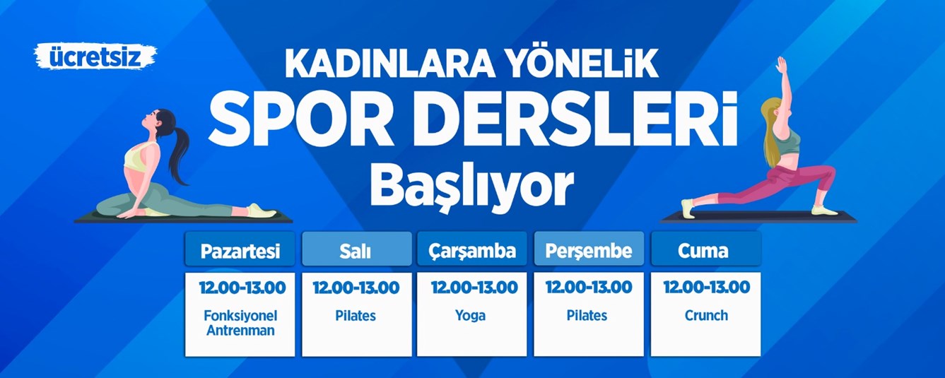 Kadınlara yönelik spor dersleri