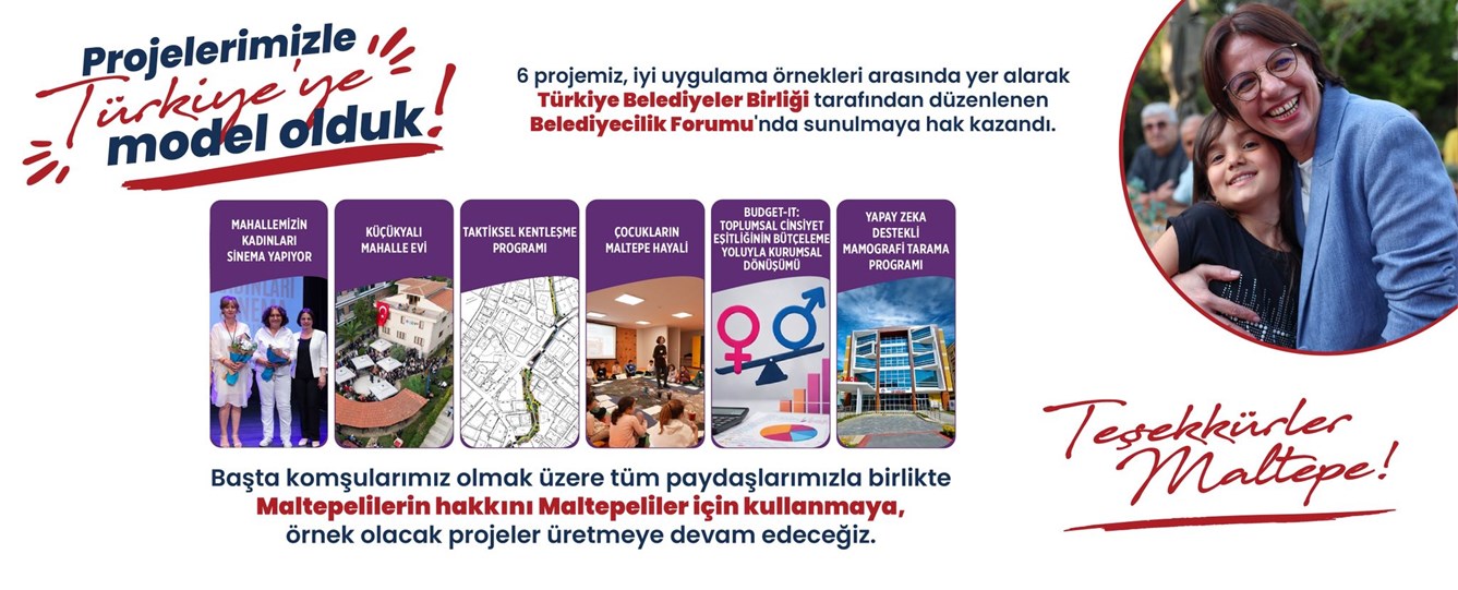 Maltepe Belediyesi’nden Türkiye’ye model projeler